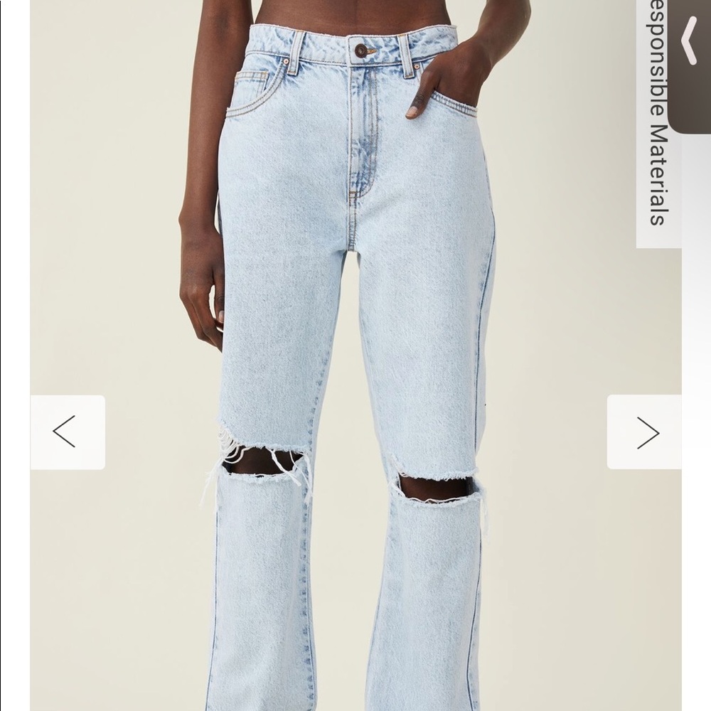 Cotton on jeans.